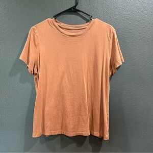 A new day burnt orange short sleeve crew neck medium